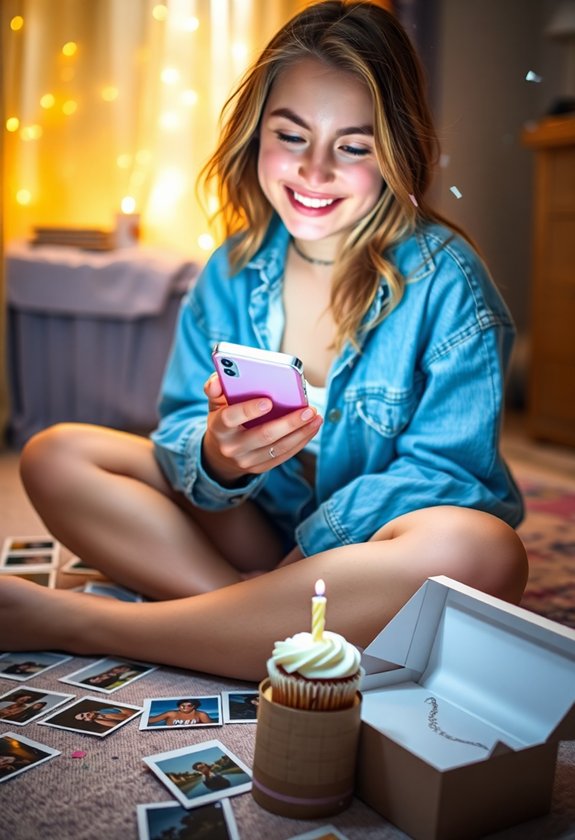 quick birthday texts shine