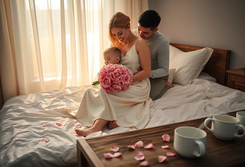 cherishing love and motherhood