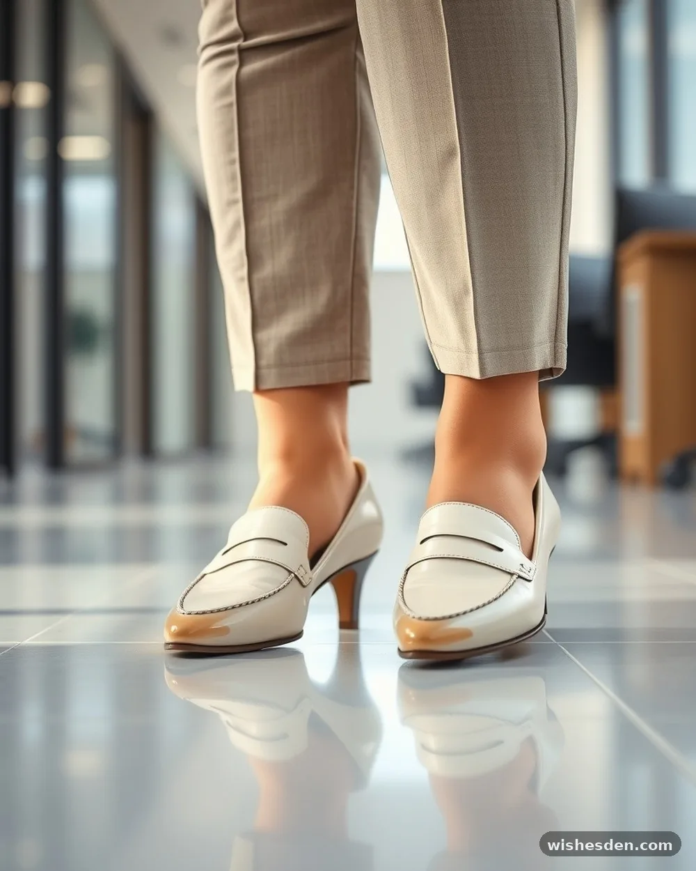 Pointed-Toe Loafers and Ankle Trousers - 15 Chic Plus-Size Business Casual Outfits That Look Instantly Put-Together
