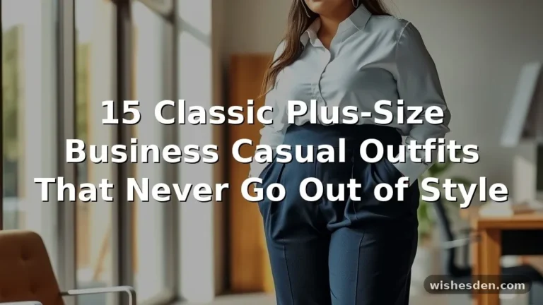 15 Classic Plus-Size Business Casual Outfits That Never Go Out of Style