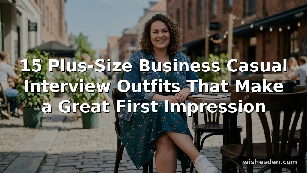 15 Plus-Size Business Casual Interview Outfits That Make a Great First Impression