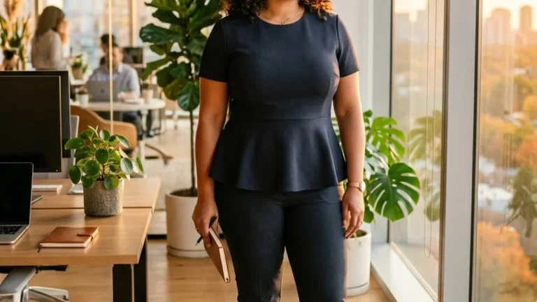 15 Plus-Size Business Casual Outfits for Rectangle Shapes With Easy Definition