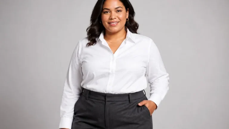 15 White Plus-Size Business Casual Outfit Ideas for a Crisp Look