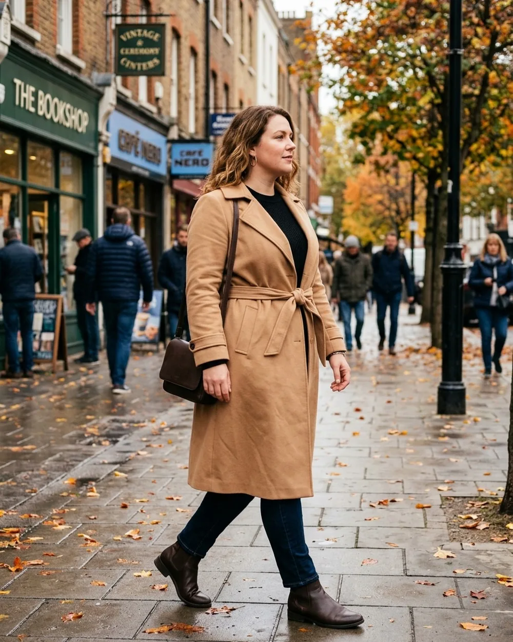 Belted Midi Trench - 15 Plus-Size Business Casual Outfits for Rectangle Shapes With Easy Definition