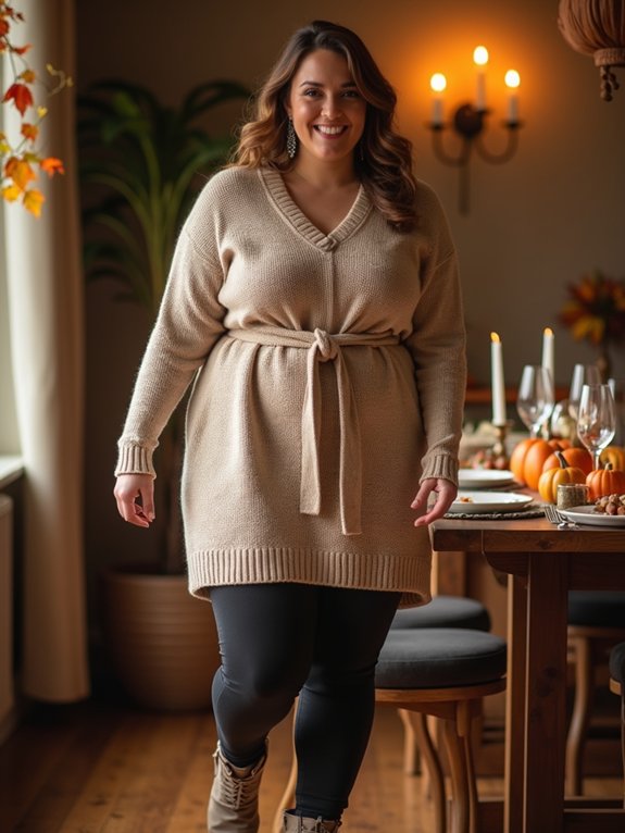 15 minute plus size thanksgiving style