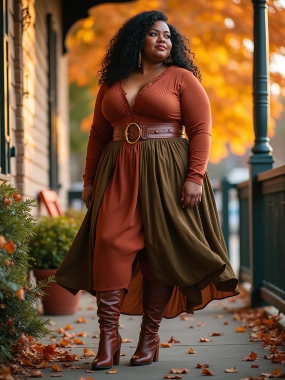 belted corset top boots
