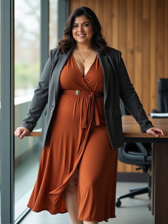 blazer transforms fall dress