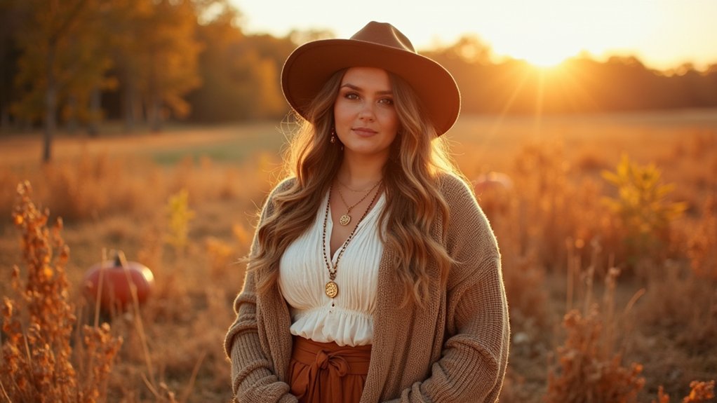 boho plus size thanksgiving outfits