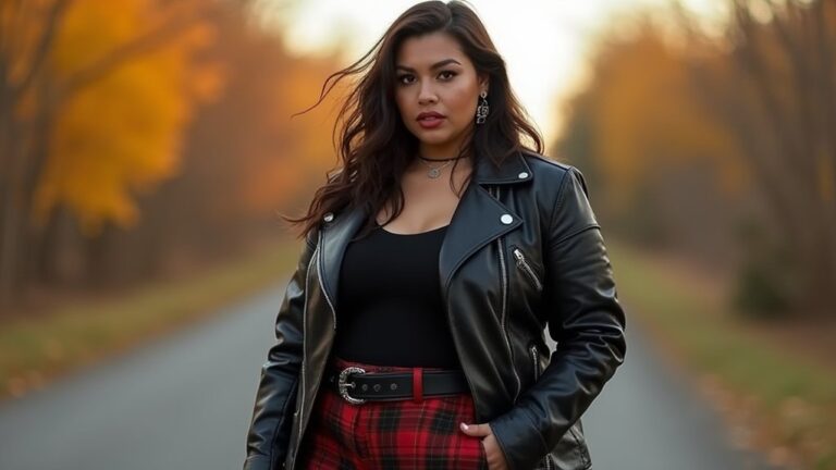 bold plus size fall fashion