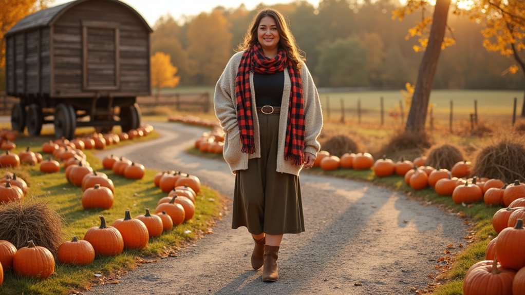charming autumn outfits for plus sizes
