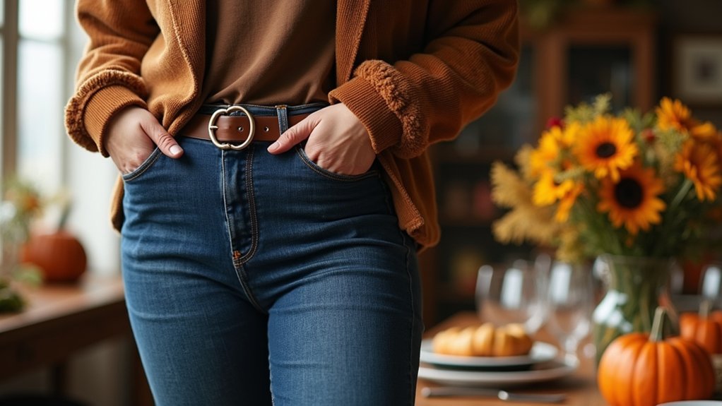 chic plus size thanksgiving jeans