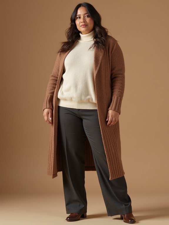 comfortable flattering minimalist knits