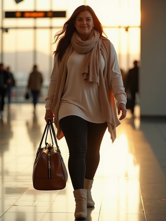 comfortable tunic and leggings outfit