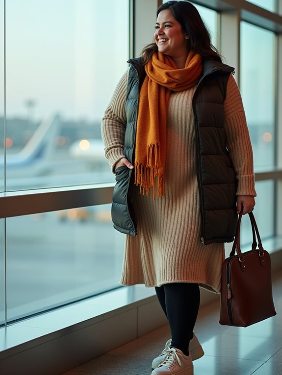 comfy pockets wrap midi dress