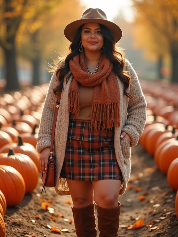 coordinated fall accessory styling