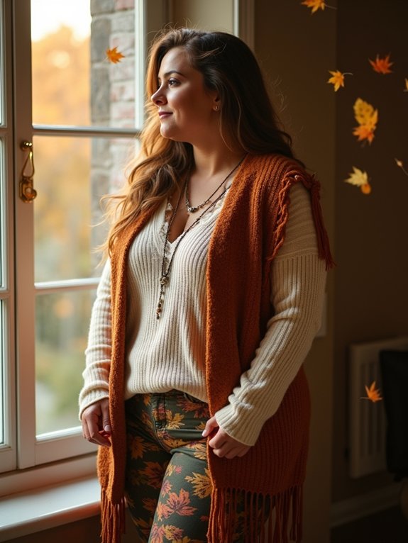 cozy boho plus size base layers