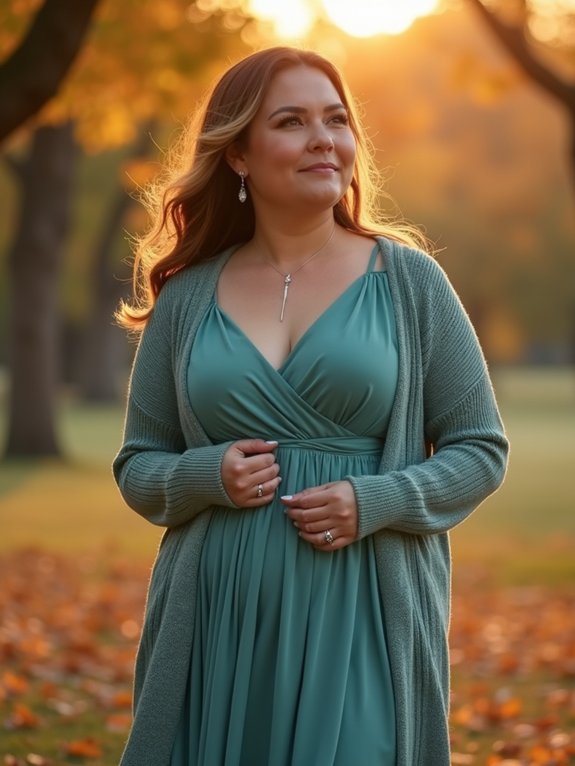cozy cardigan wedding layering