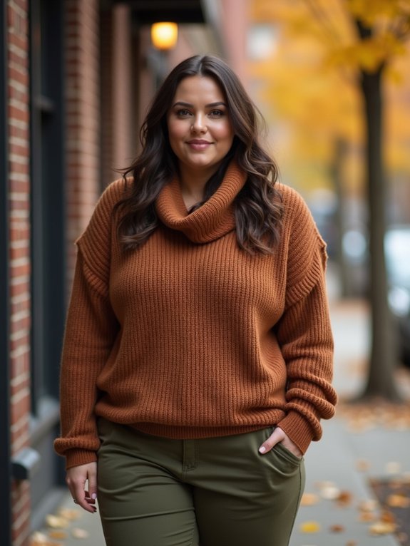 cozy drapey cowl necks