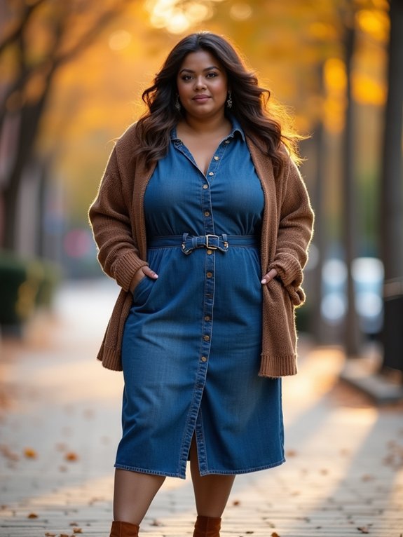 effortless chic denim styling