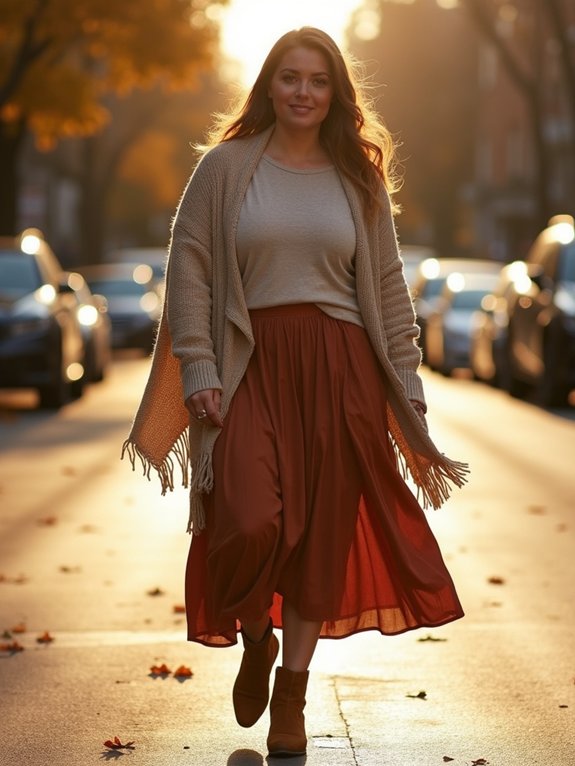 effortless fall boho style