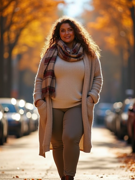 effortless fall sweater layering