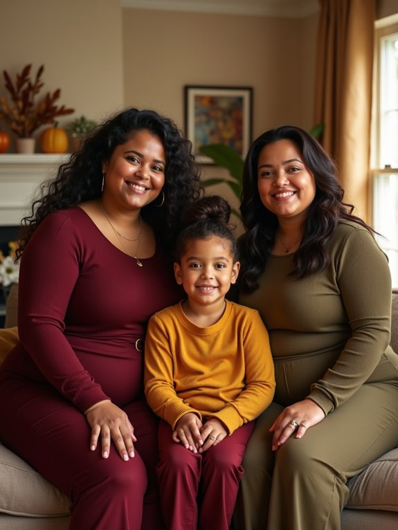 effortless plus size family sets