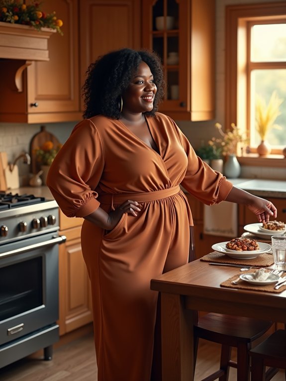 effortless plus size thanksgiving jumpsuit