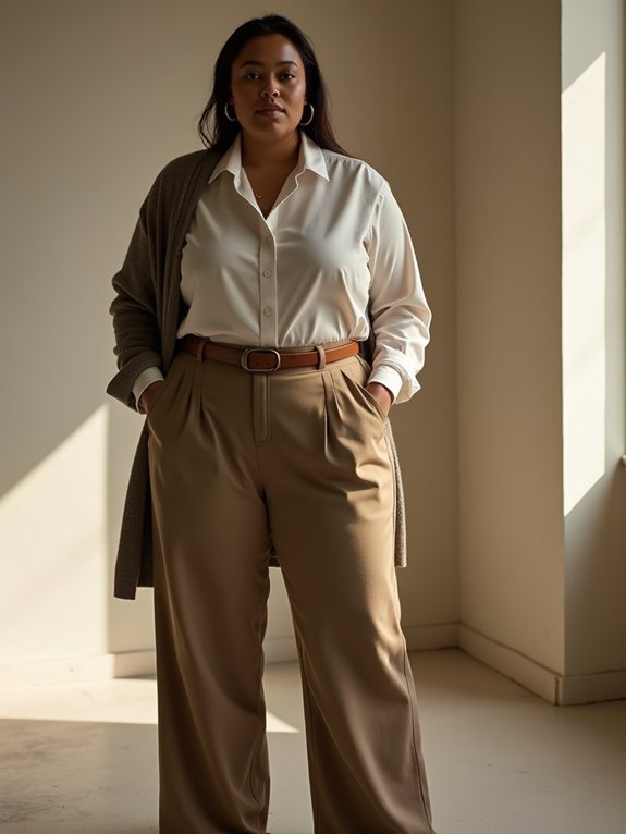 effortless polished button down style