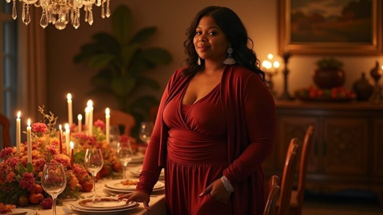 elegant plus size thanksgiving looks