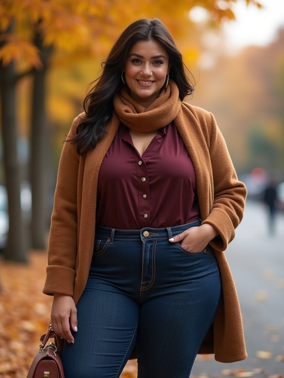 elevated denim flattering top