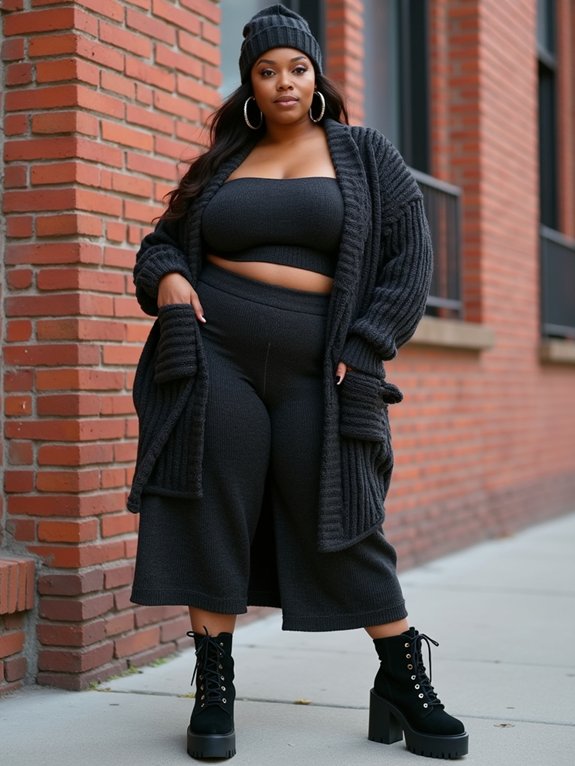 fierce chunky knit style