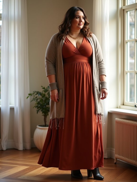 flattering plus size dress silhouettes