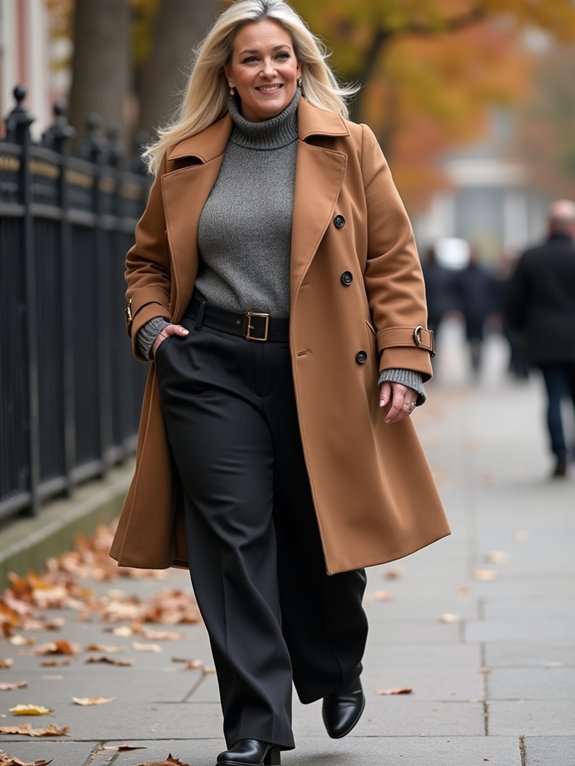 flattering plus size elevated boots