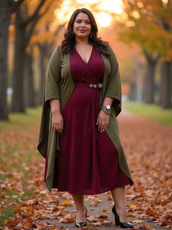 flattering warm fall silhouettes