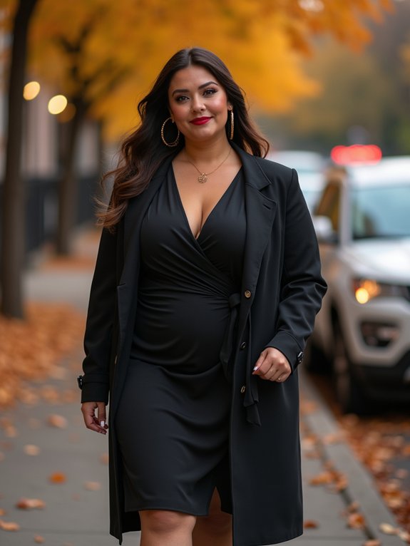 flattering wrap dresses confidence