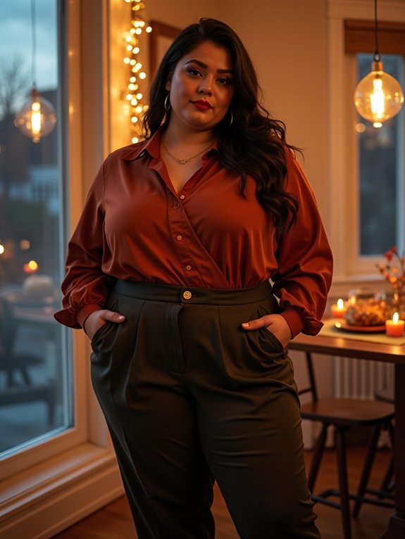 high waist trousers holiday pairing