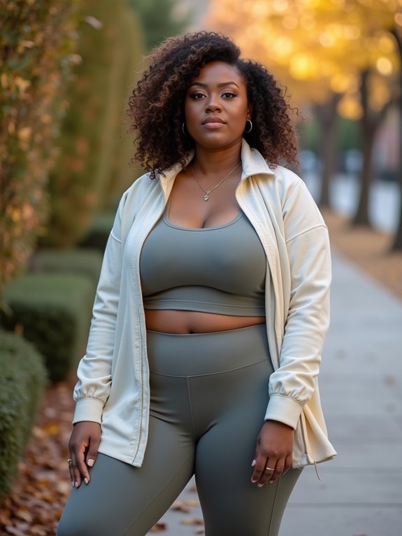 layered athleisure jacket style