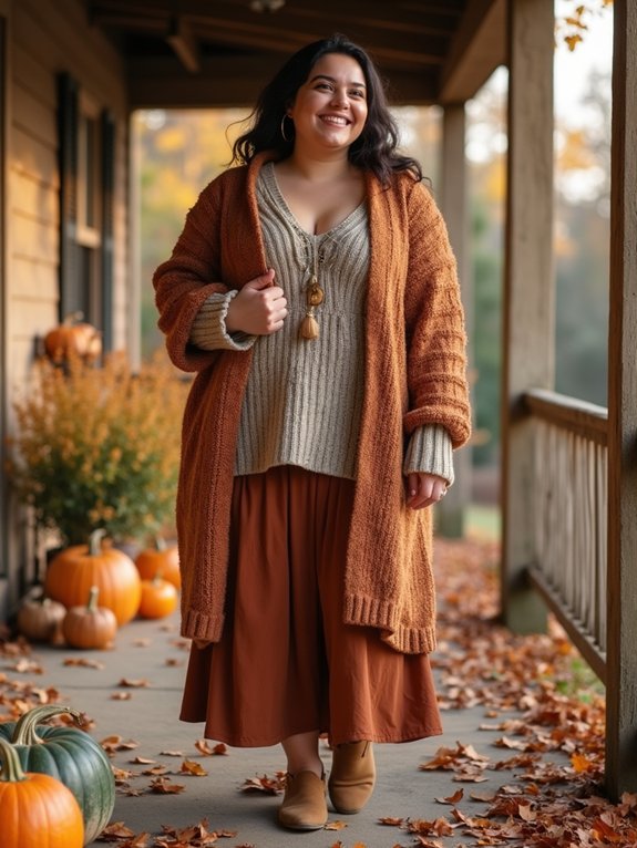 mobility friendly plus size cardigan