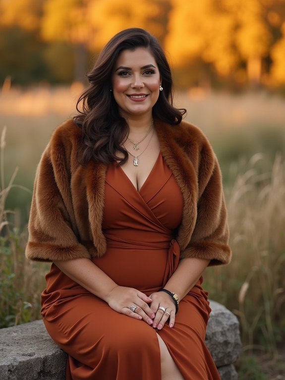 plus size fall wedding colors