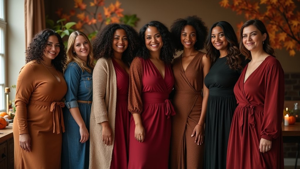 plus size thanksgiving chic outfits