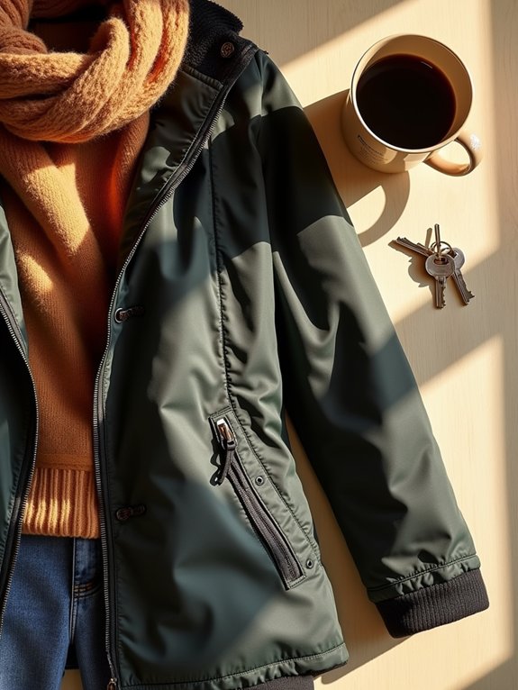 pockets movement layered comfort