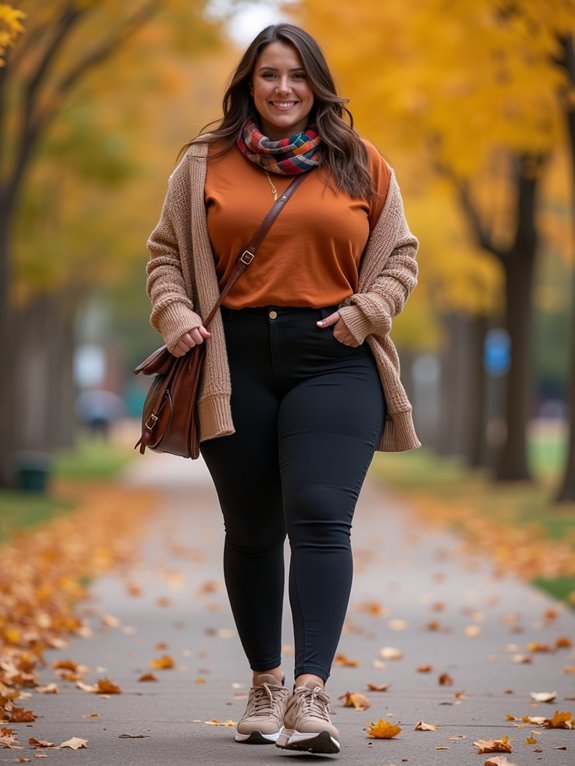polished athleisure thanksgiving look