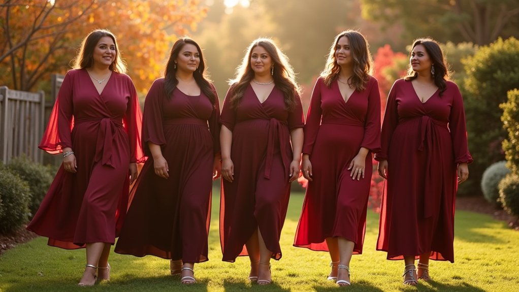 stylish plus size wedding outfits