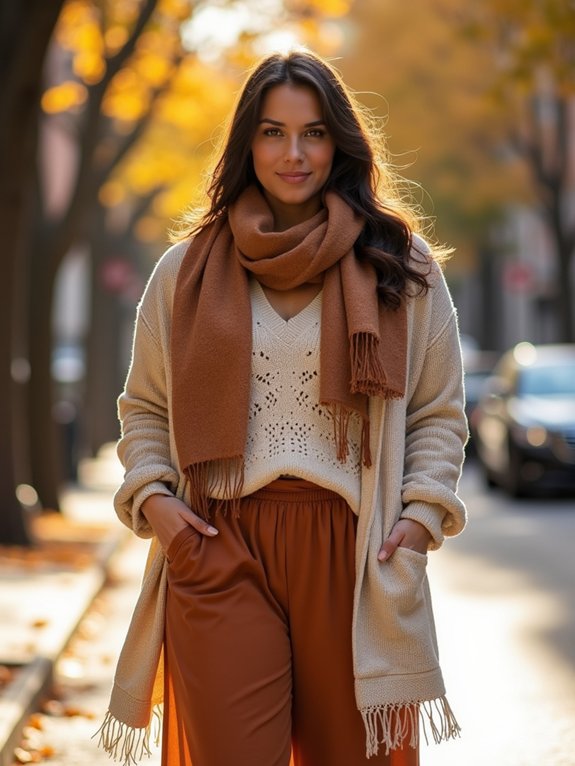 textured crochet for layering
