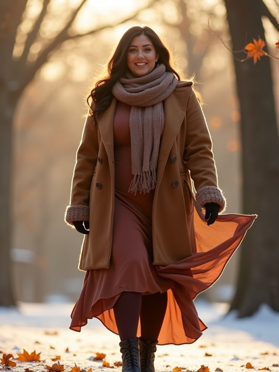 thermal leggings under dress