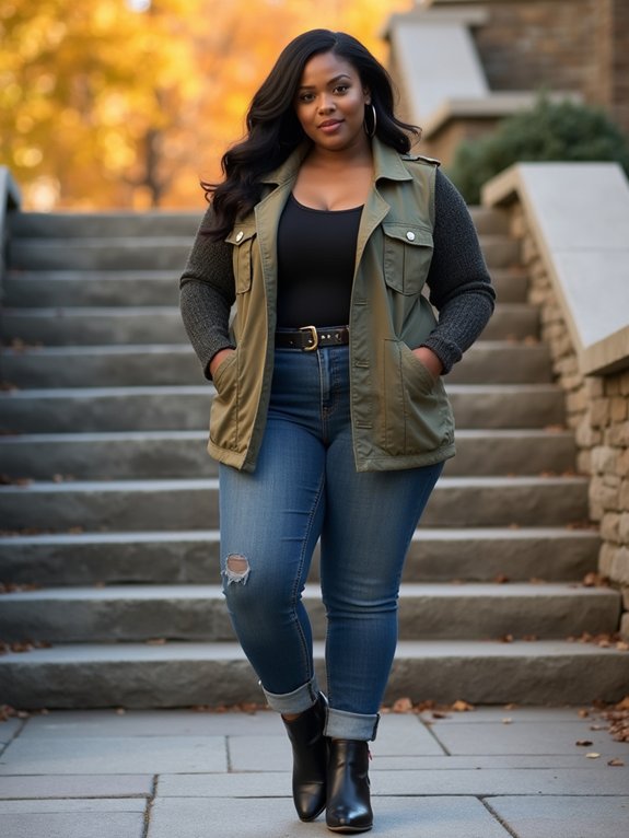 versatile utility vest styling